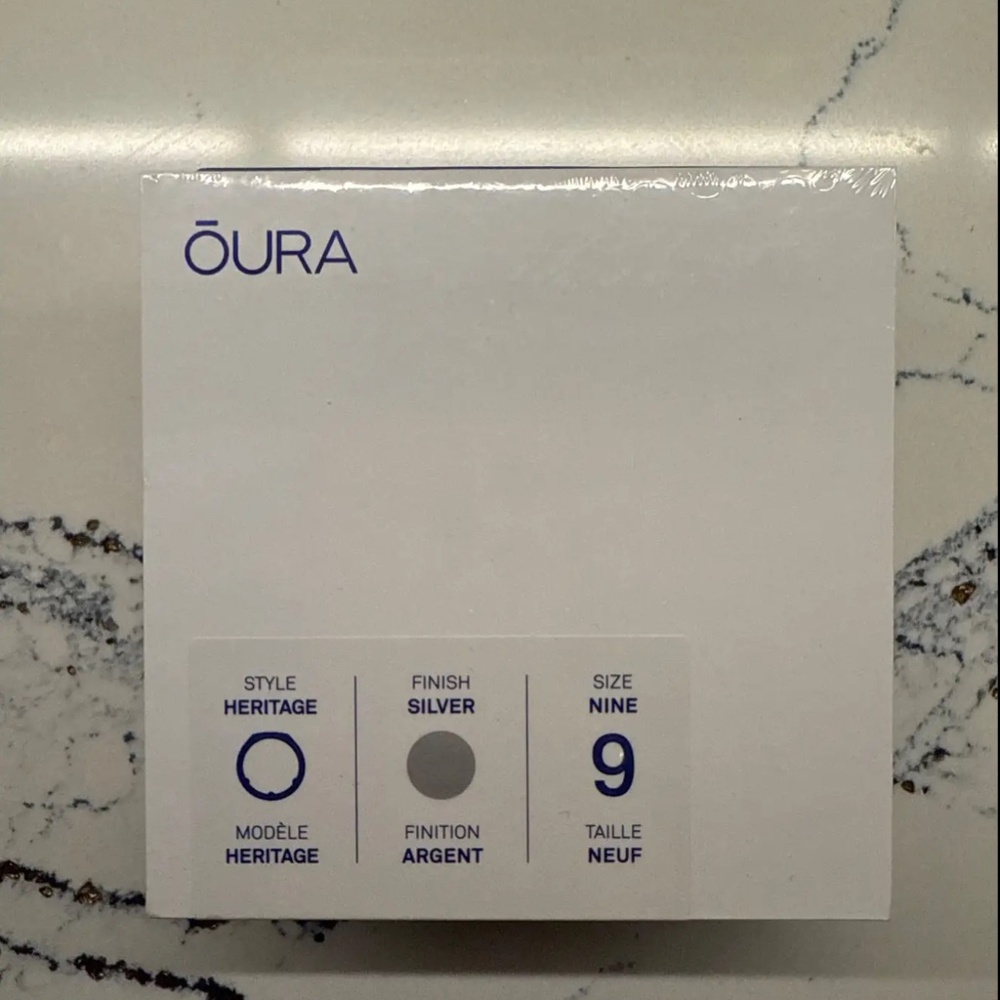 Oura Heritage silver Size 9 (Gen3)